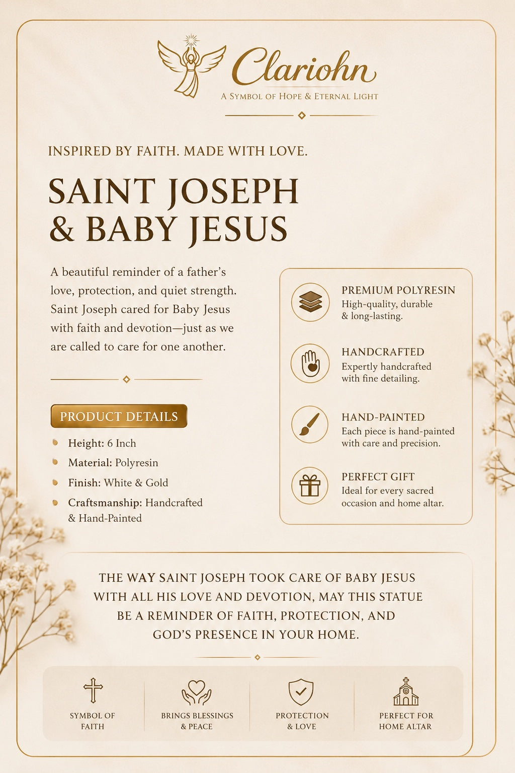 St. Joseph & Baby Jesus