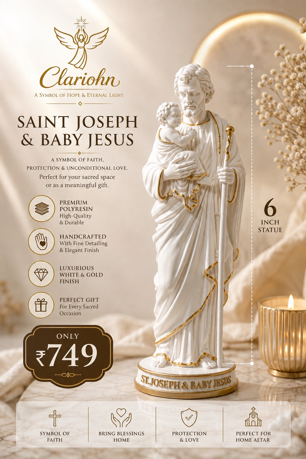 St. Joseph & Baby Jesus